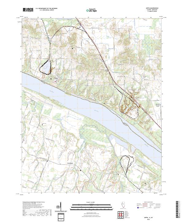 Joppa 2024 topographic map thumbnail