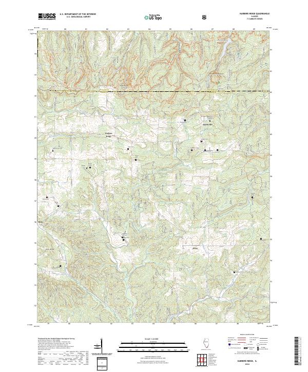 Karbers Ridge 2024 topographic map thumbnail