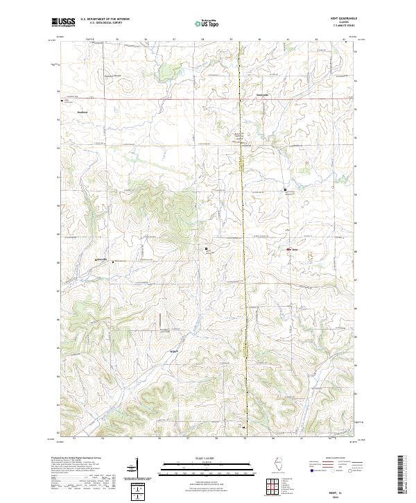 Kent 2024 topographic map thumbnail