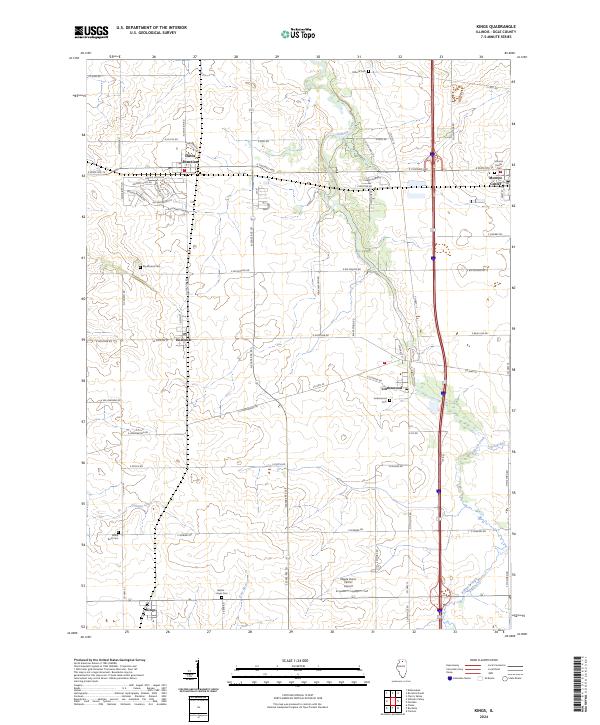 Kings 2024 topographic map thumbnail