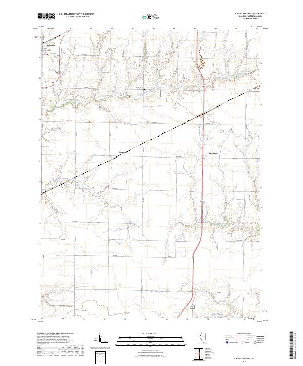 Kirkwood East topographic map thumbnail