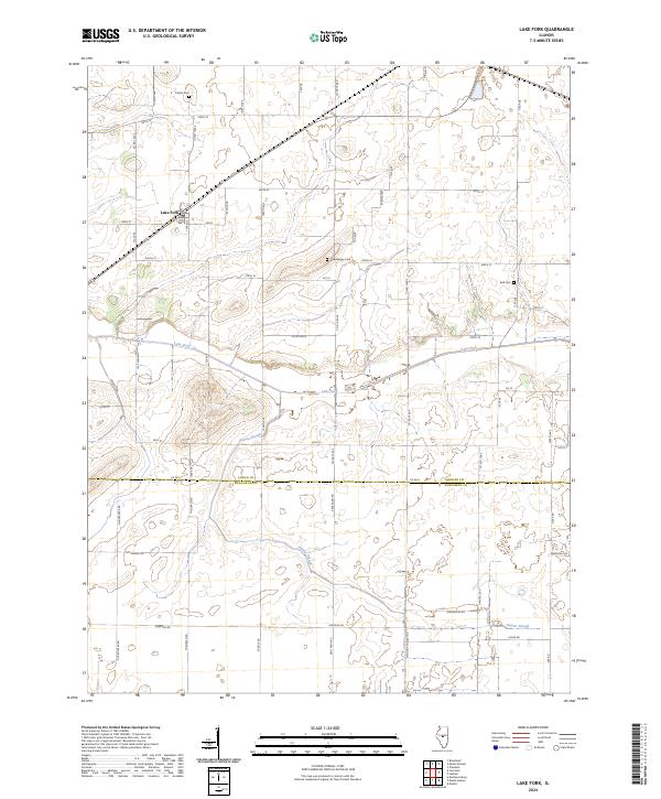 Lake Fork 2024 topographic map thumbnail