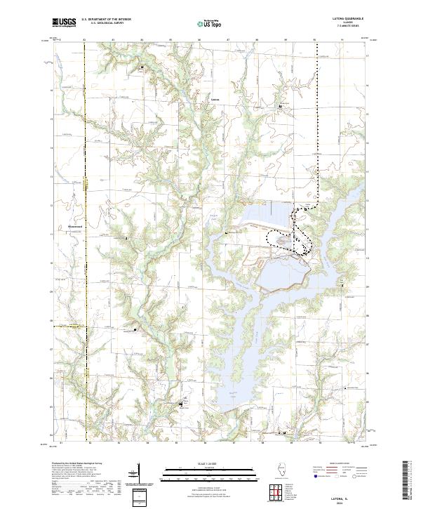 Latona 2024 topographic map thumbnail