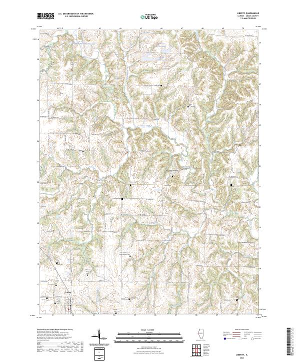 Liberty 2024 topographic map thumbnail