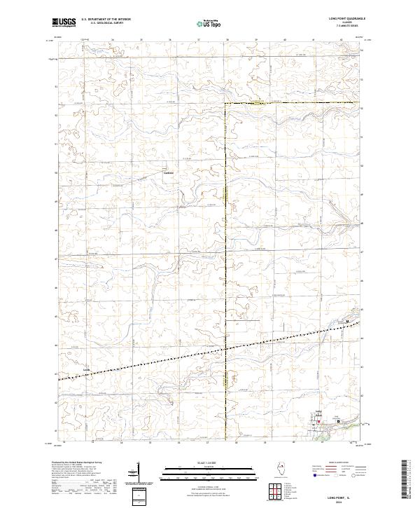 Long Point 2024 topographic map thumbnail