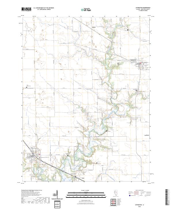 Lovington 2024 topographic map thumbnail