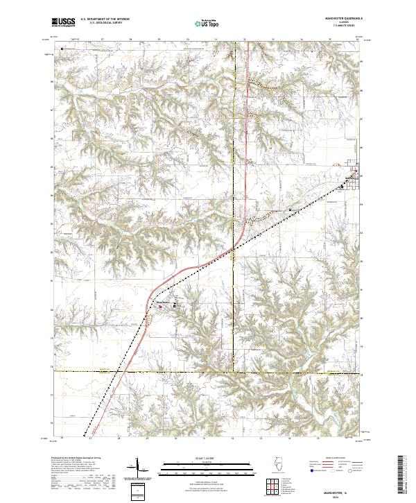 Manchester 2024 topographic map thumbnail