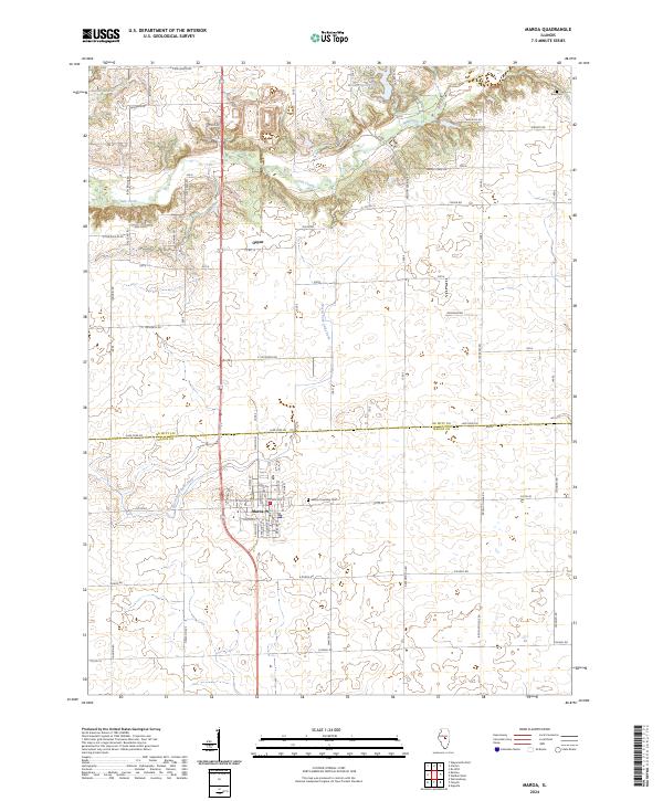 Maroa 2024 topographic map thumbnail