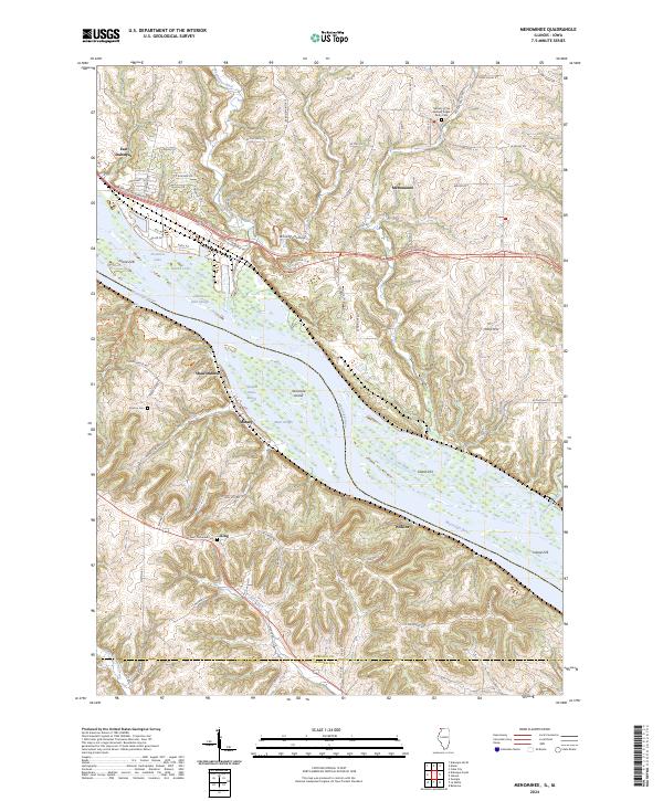 Menominee 2024 topographic map thumbnail