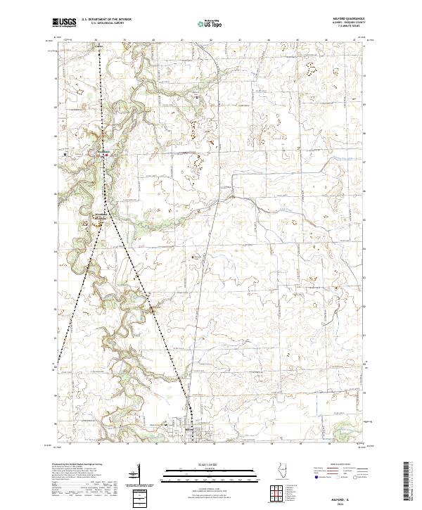 Milford 2024 topographic map thumbnail