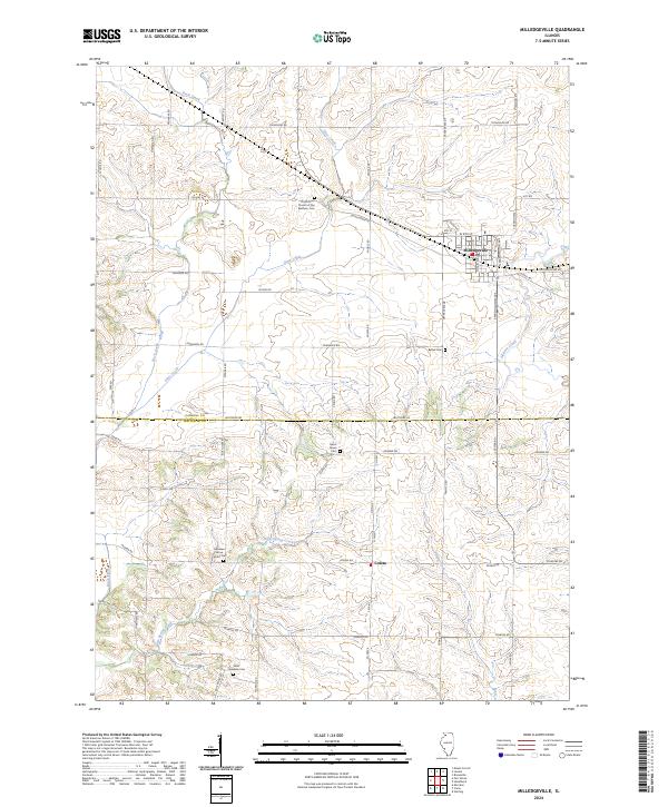 Milledgeville 2024 topographic map thumbnail