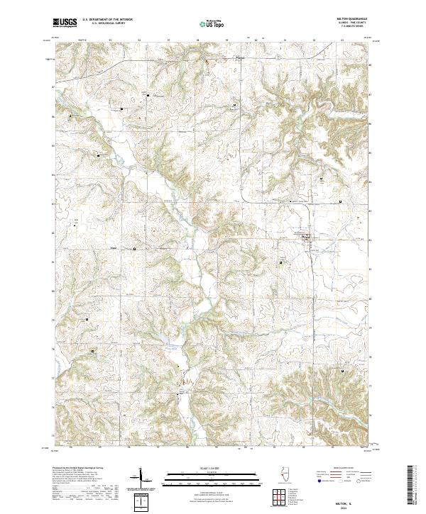 Milton 2024 topographic map thumbnail