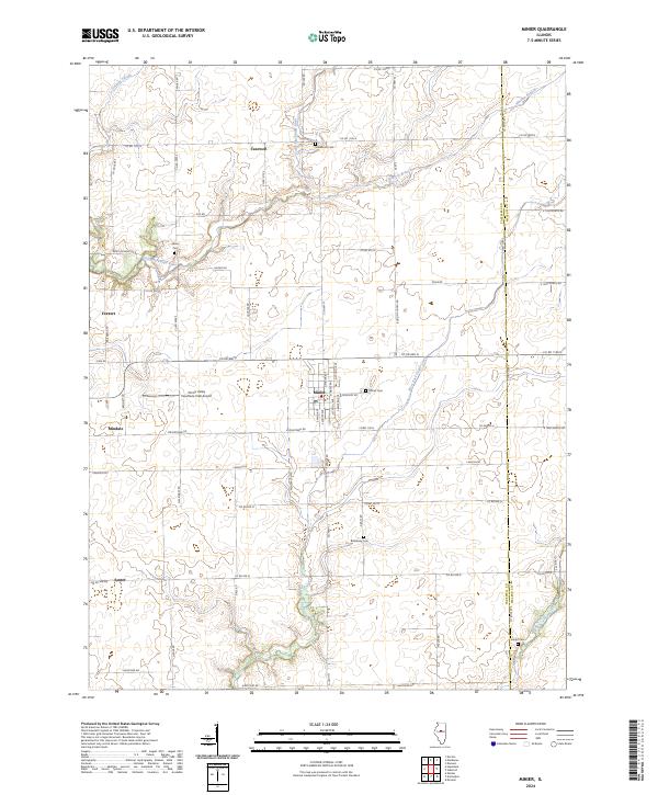 Minier 2024 topographic map thumbnail