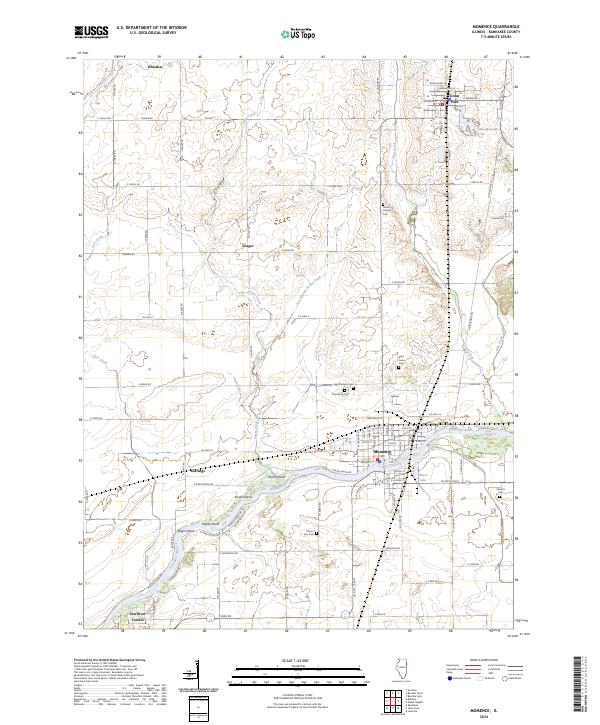 Momence 2024 topographic map thumbnail