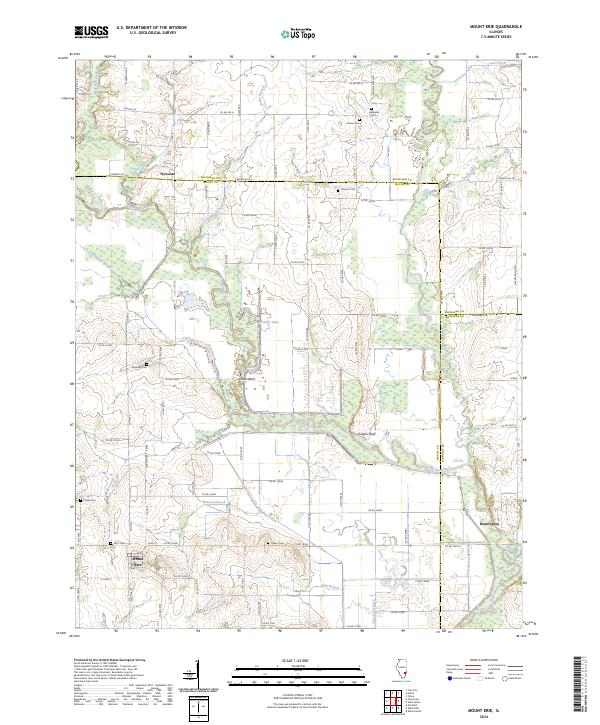 Mount Erie topographic map thumbnail
