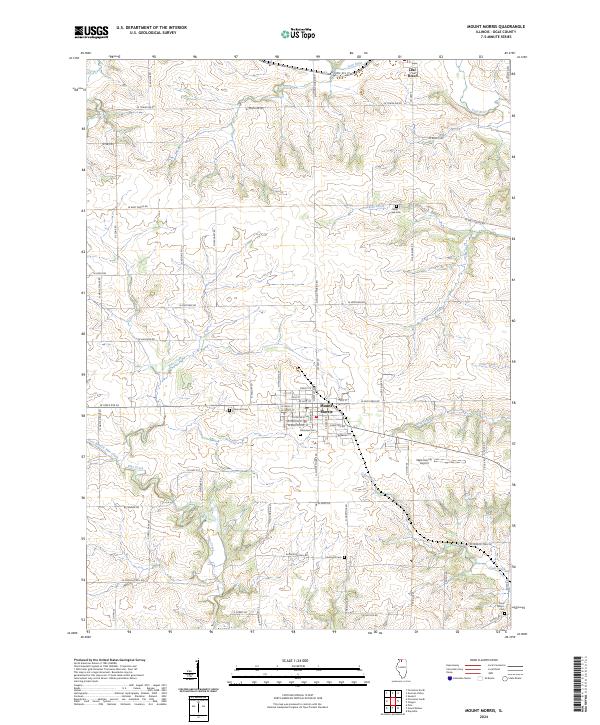 Mount Morris 2024 topographic map thumbnail