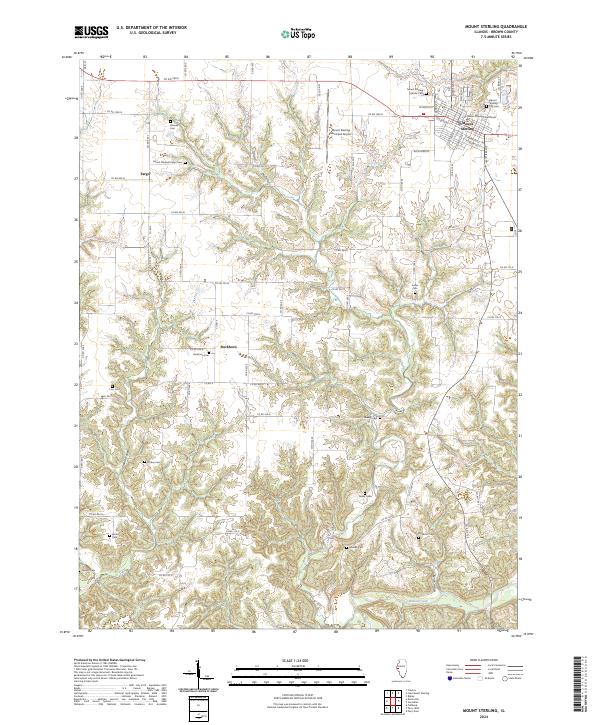Mount Sterling 2024 topographic map thumbnail