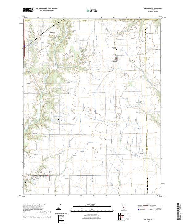 New Douglas 2024 topographic map thumbnail