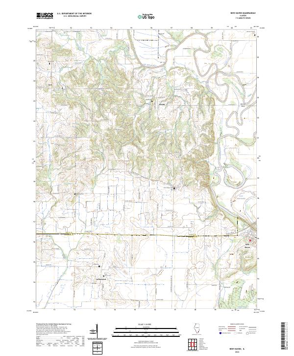 New Haven 2024 topographic map thumbnail