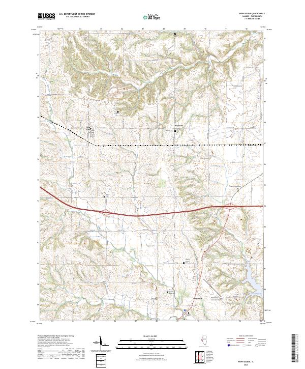 New Salem 2024 topographic map thumbnail