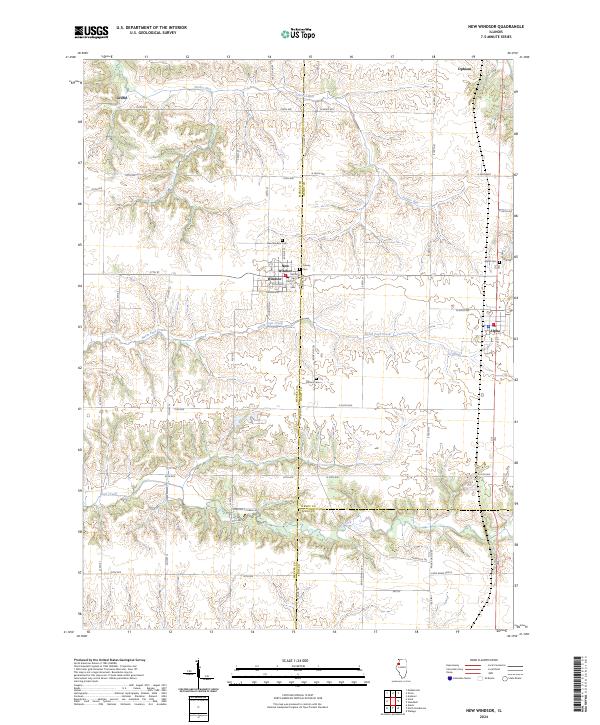New Windsor 2024 topographic map thumbnail
