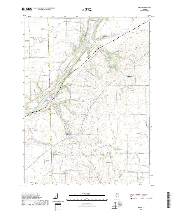 Newark 2024 topographic map thumbnail