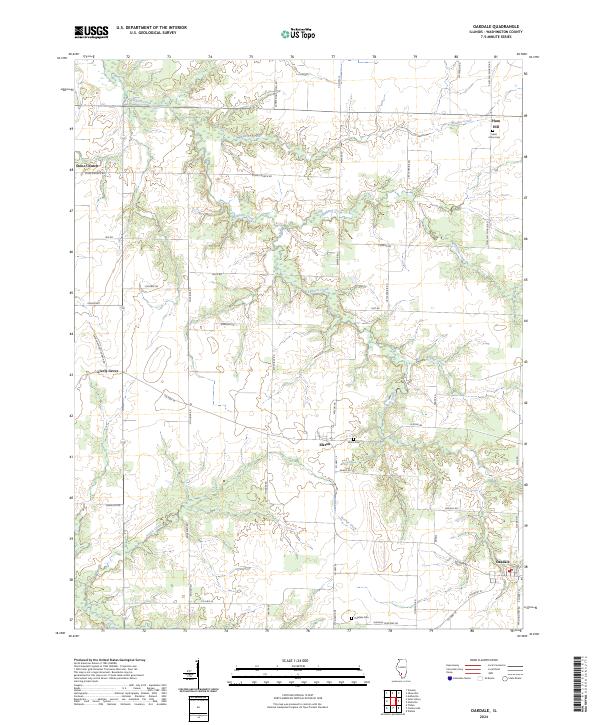 Oakdale 2024 topographic map thumbnail