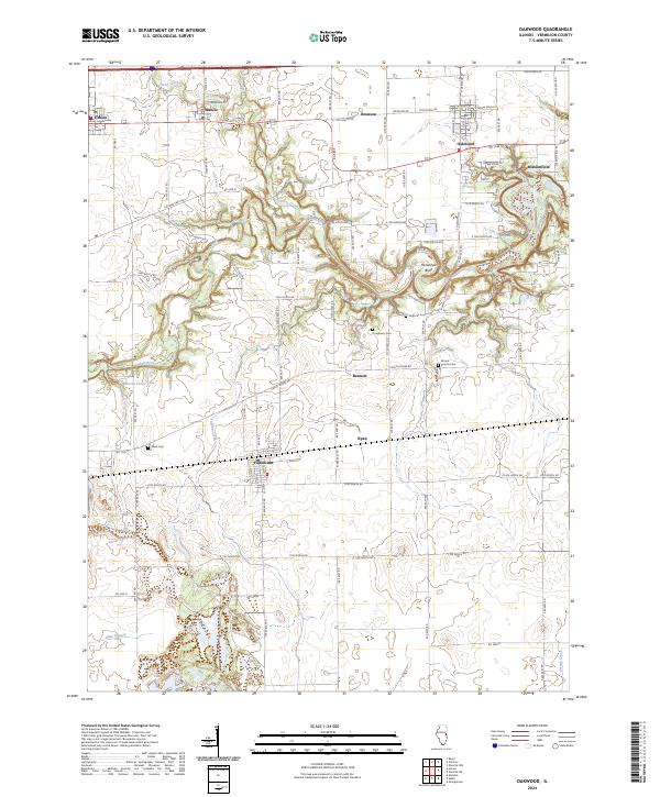 Oakwood 2024 topographic map thumbnail