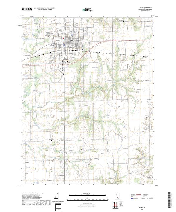 Olney 2024 topographic map thumbnail