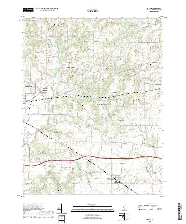 Opdyke 2024 topographic map thumbnail
