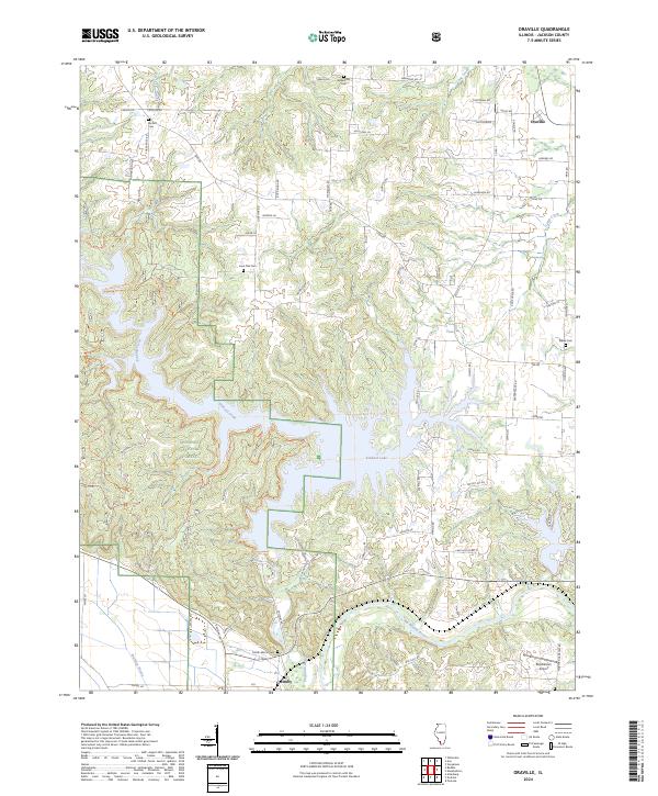 Oraville 2024 topographic map thumbnail