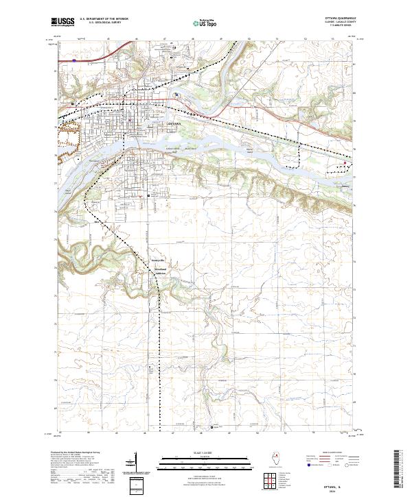 Ottawa 2024 topographic map thumbnail