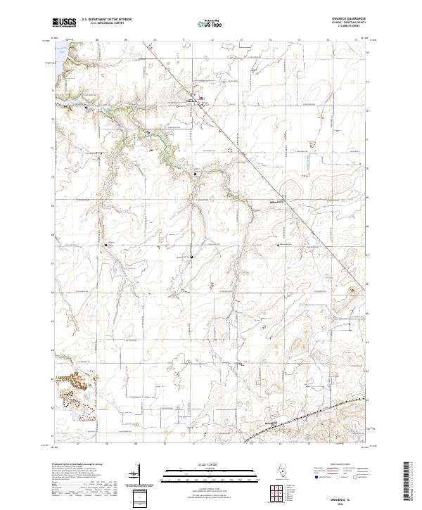 Owaneco 2024 topographic map thumbnail