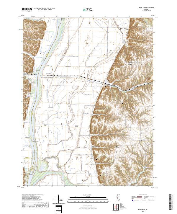 Pearl East 2024 topographic map thumbnail