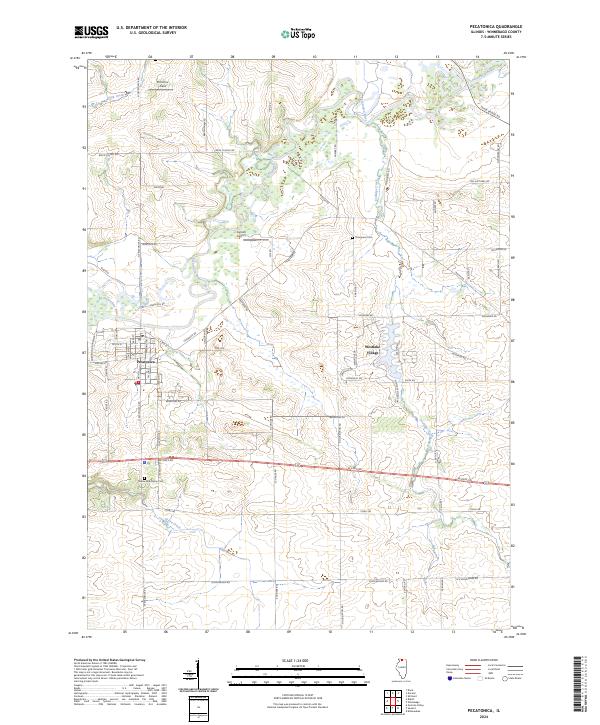 Pecatonica 2024 topographic map thumbnail