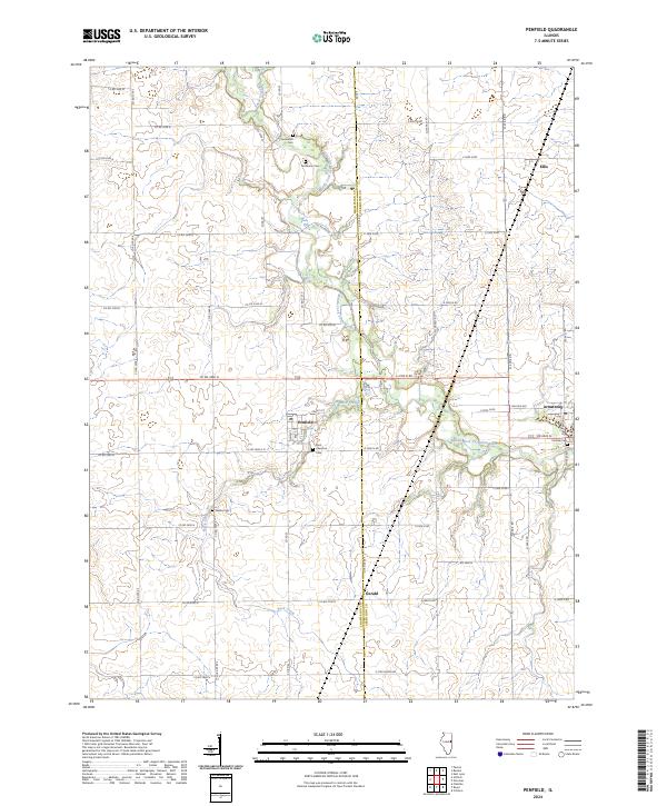 Penfield 2024 topographic map thumbnail
