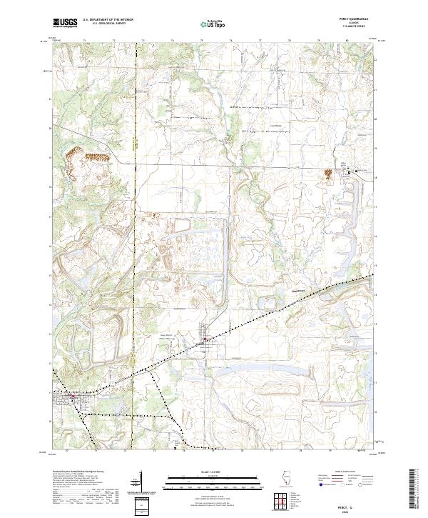 Percy 2024 topographic map thumbnail