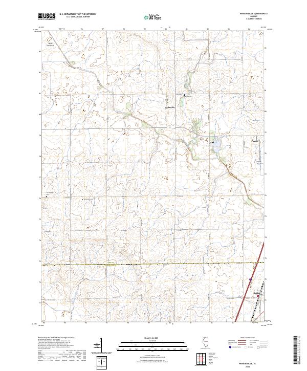 Perdueville 2024 topographic map thumbnail