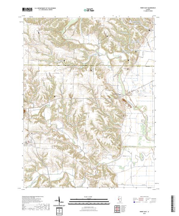 Perry East 2024 topographic map thumbnail