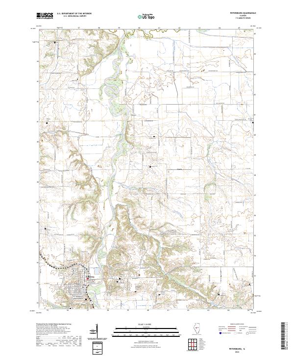 Petersburg 2024 topographic map thumbnail