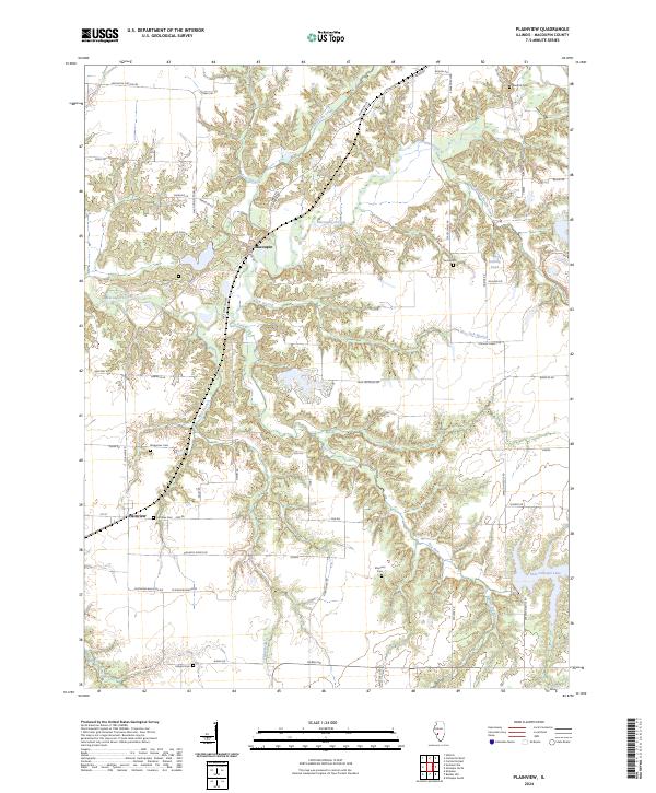 Plainview 2024 topographic map thumbnail