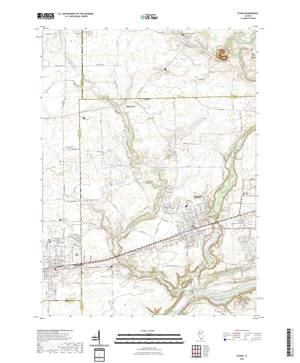 Plano 2024 topographic map thumbnail