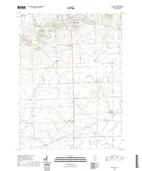 Plattville 2024 topographic map thumbnail