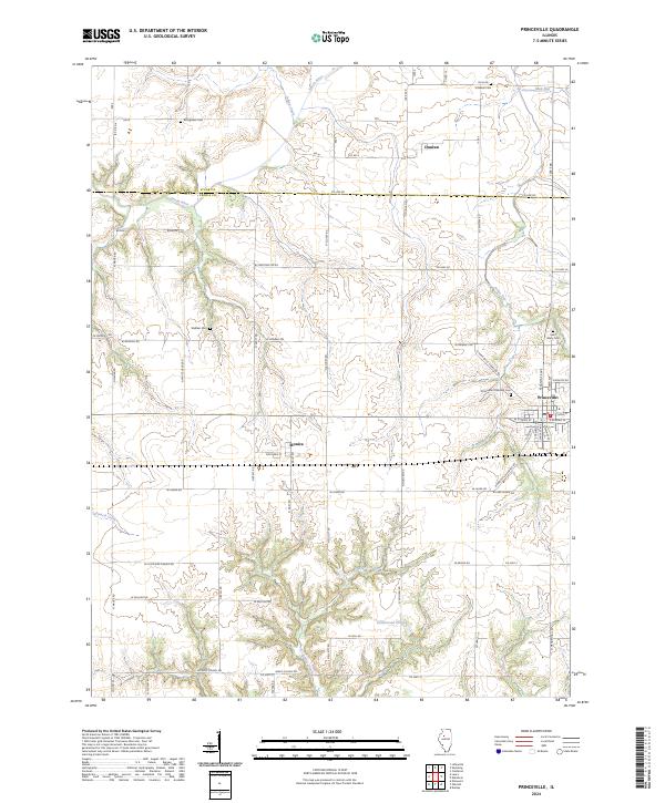 Princeville 2024 topographic map thumbnail