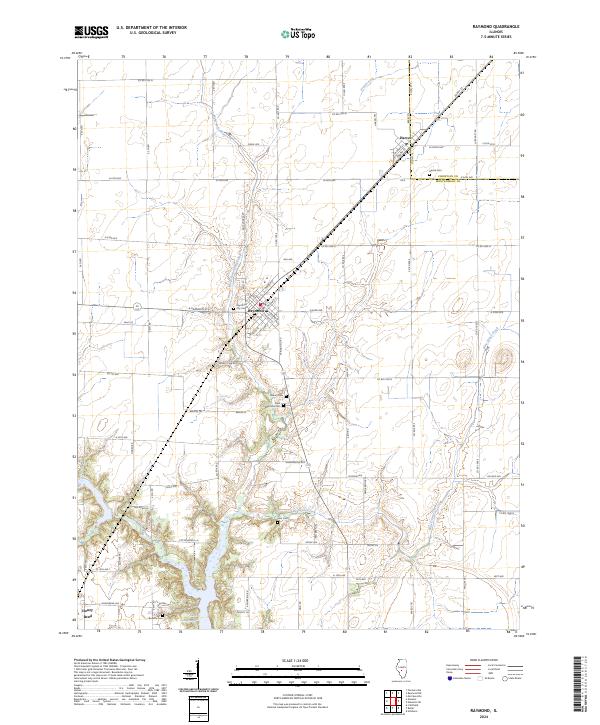 Raymond 2024 topographic map thumbnail