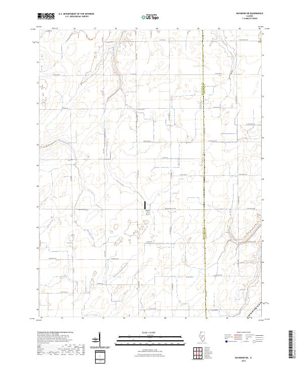 Raymond NE 2024 topographic map thumbnail