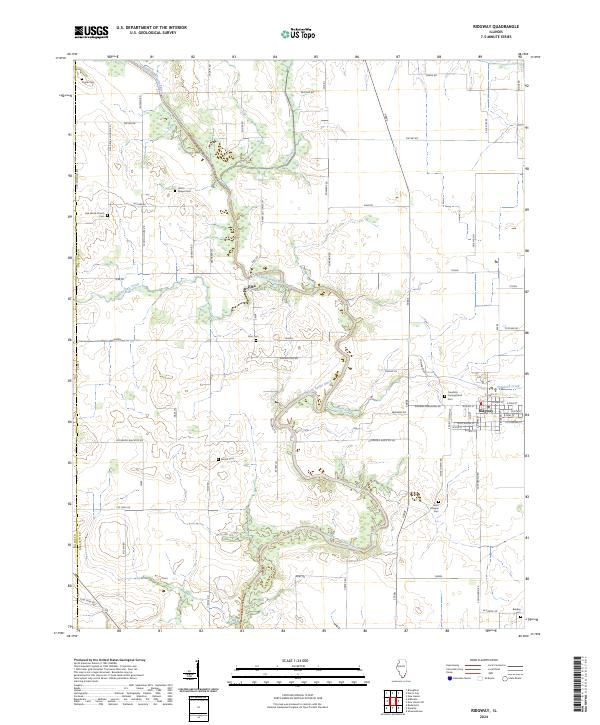 Ridgway 2024 topographic map thumbnail