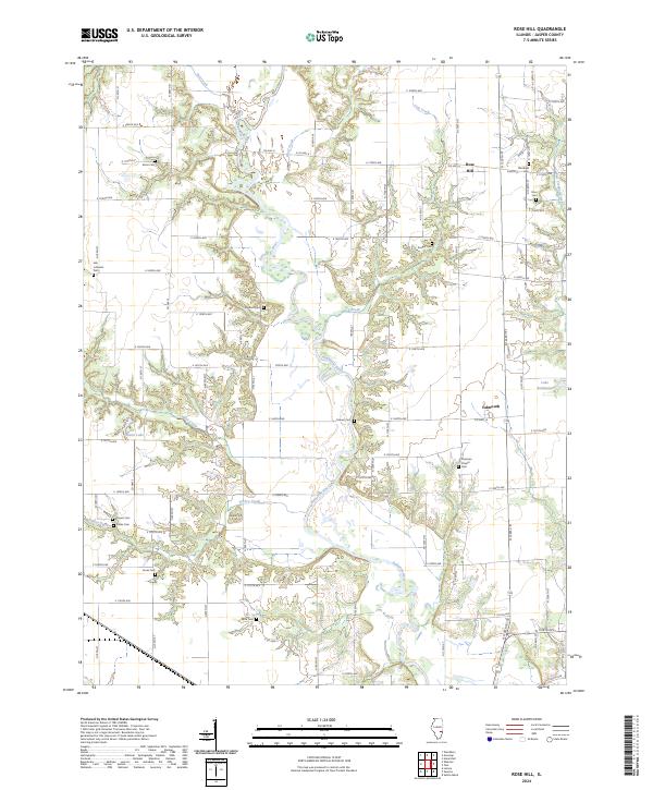Rose Hill 2024 topographic map thumbnail