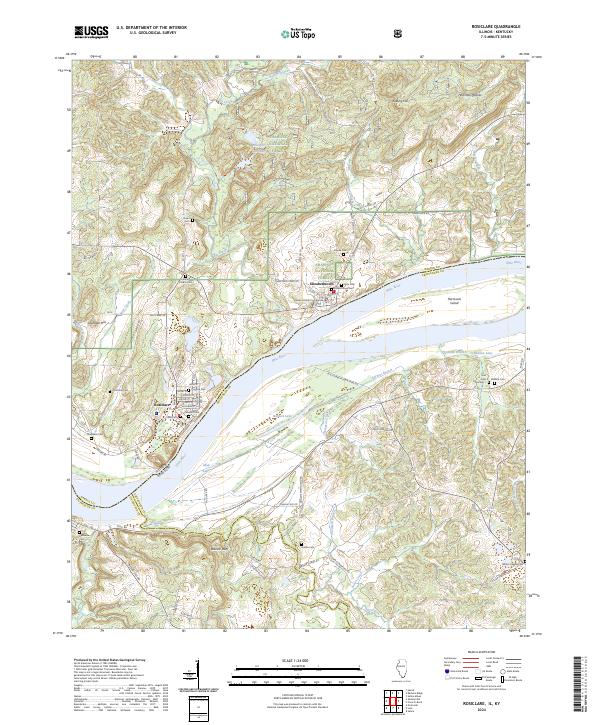 Rosiclare 2024 topographic map thumbnail