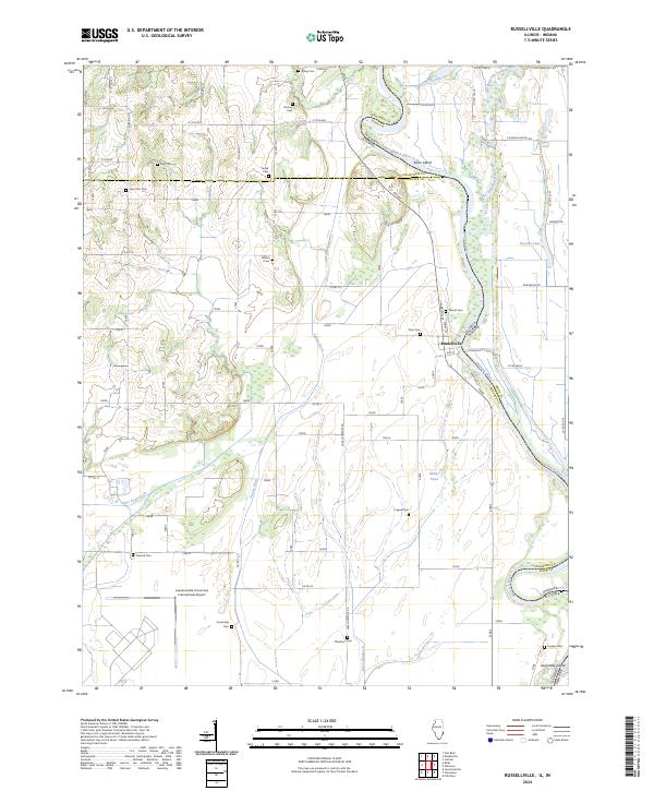Russellville 2024 topographic map thumbnail